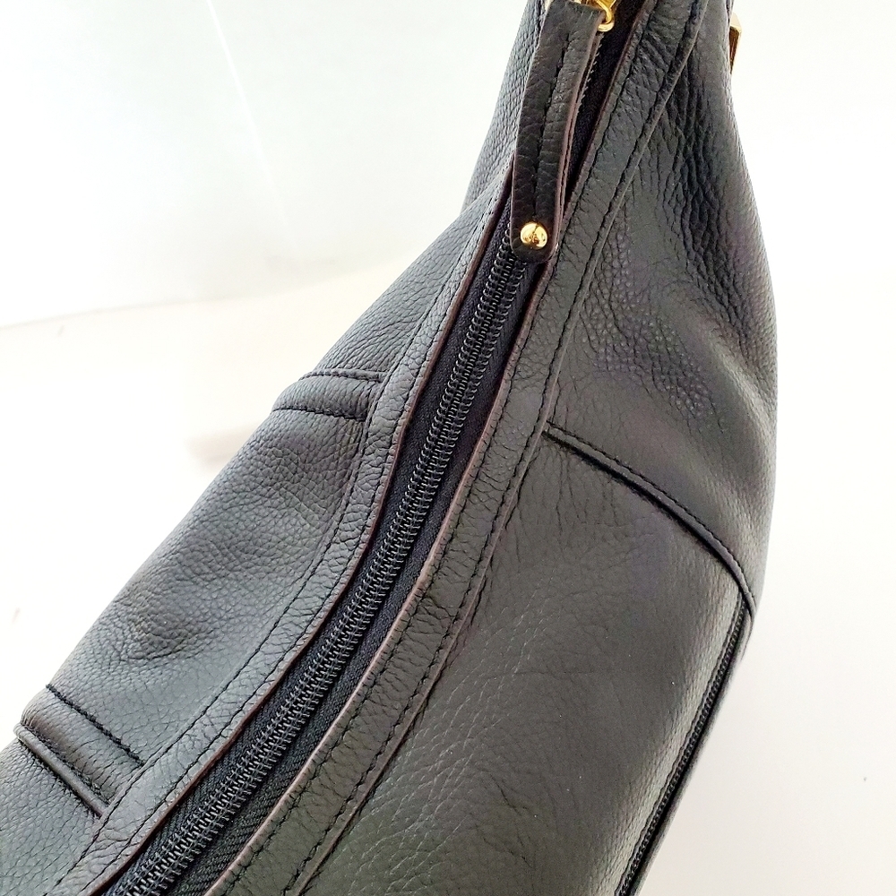 Tignanello Since 1989 Genuine Leather Black Shoulder Bag - Picture 13 of 15